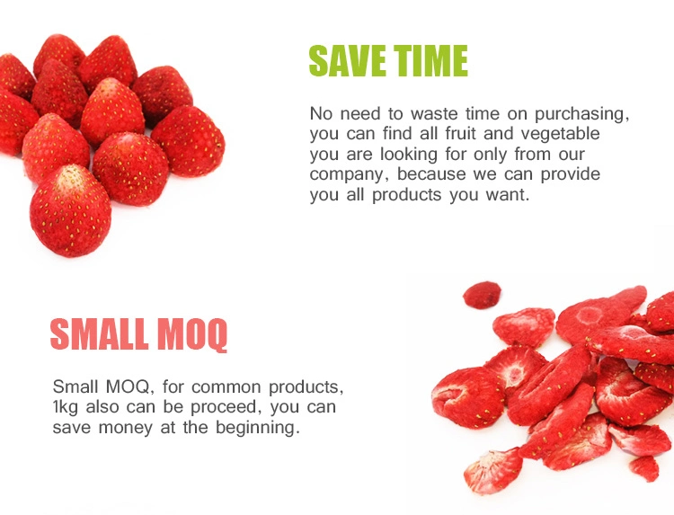 Good Taste Strawberry Drying Frozen Fruit with Factory Price Simply Nature Freeze Dried Strawberry
