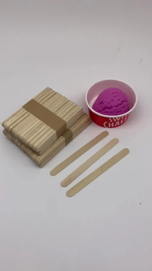 Fabricante de palitos de paleta impresos de madera artesanales de palitos de helado desechables