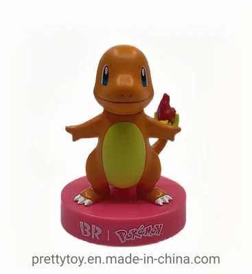Muñeca de dragón de fuego pequeña de PVC de dibujos animados coreanos personalizados de fábrica + juguetes de regalo de helado